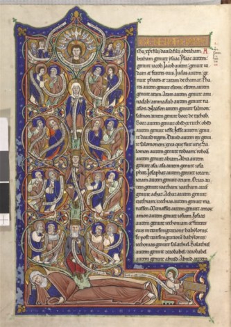 12, bible des capucins, ,Arbre de Jessé