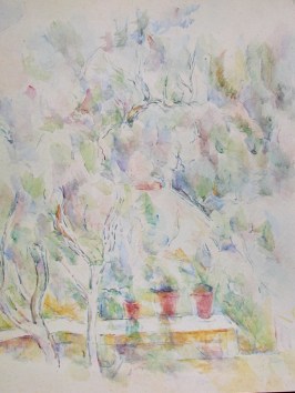 Cézanne Aquarelle, pots