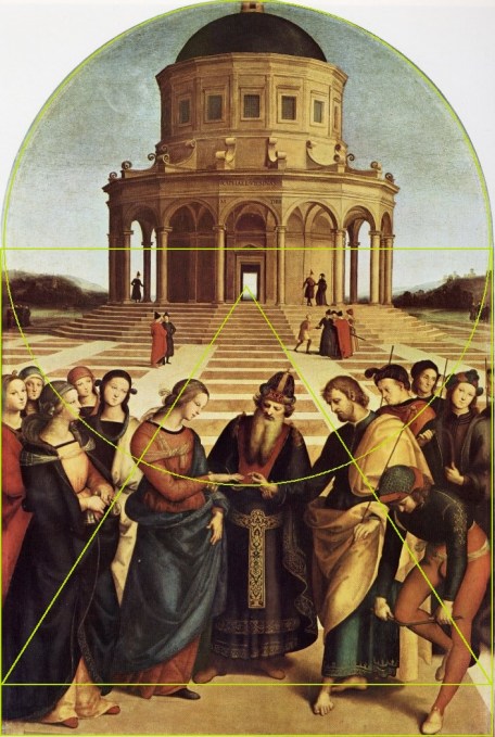 Raphaël reprend clairement avec plus de concision le modèle du Perugin. 