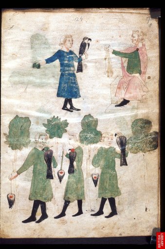 Traité de fauconnerie du 14ème. 