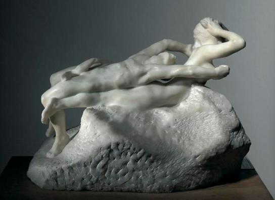 Fugit amor...une version en marbre exprimant clairement le déploiement le plus audacieux dans l'espace, l'expansion..